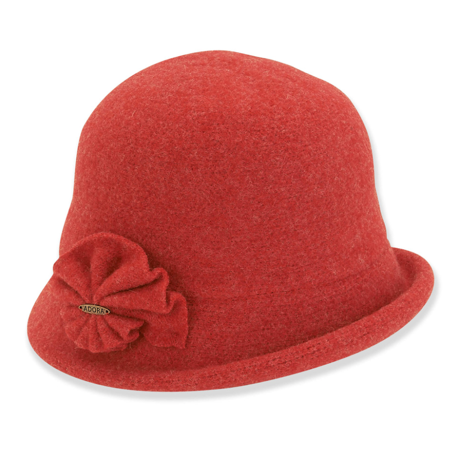 Adora hat 1334, soft wool cloche