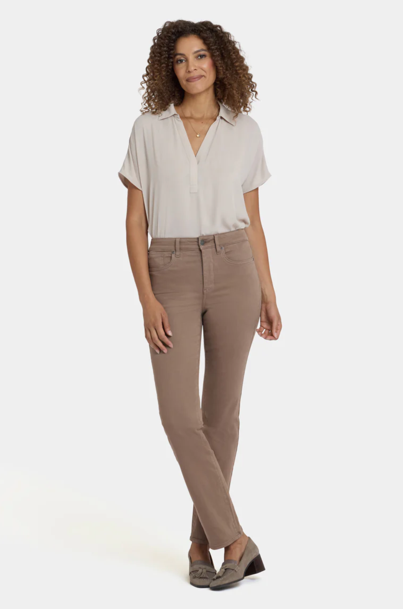 NYDJ Marilyn straight jeans (HIGH-rise) Elmwood