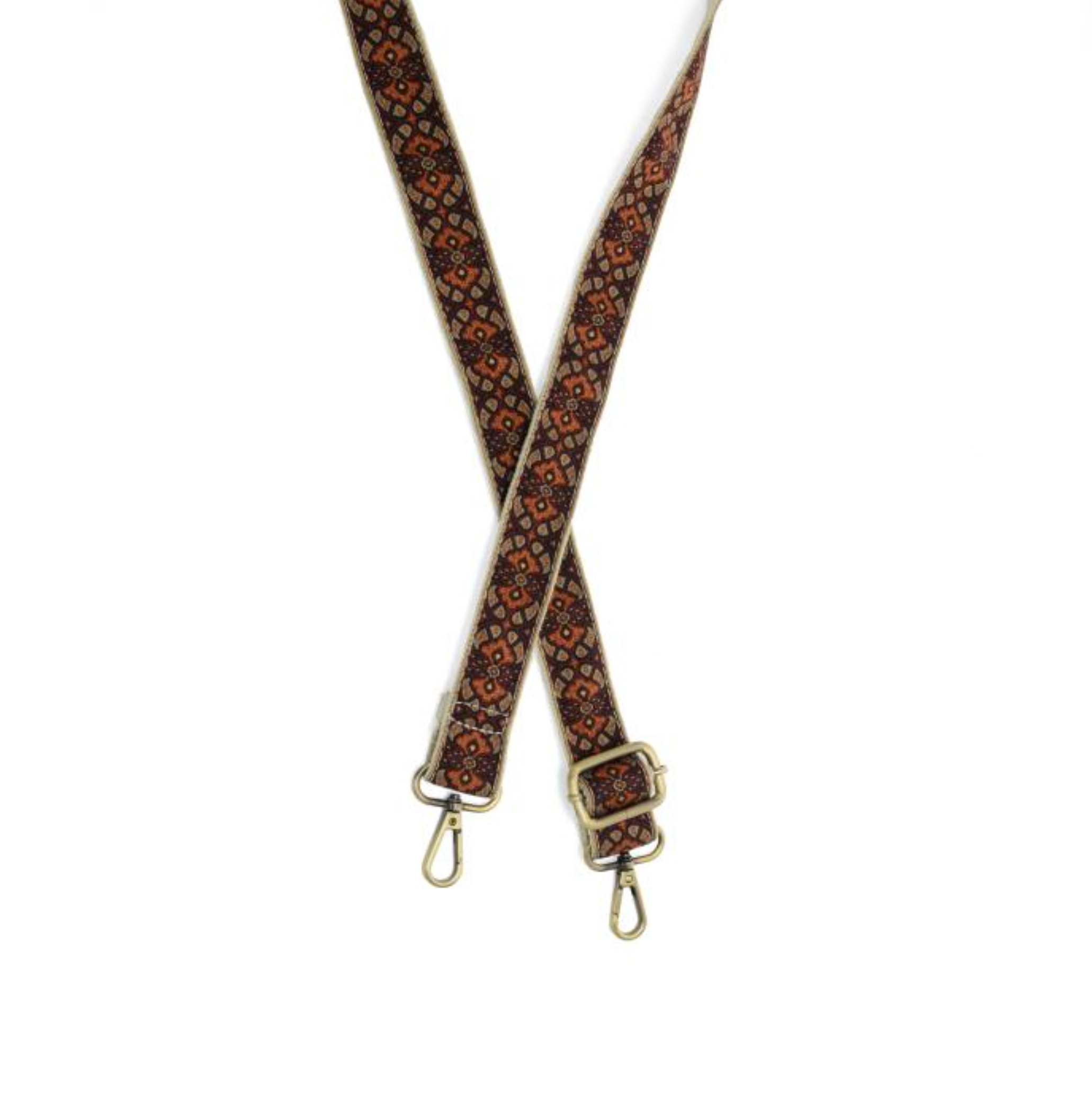 Joy Susan embroidered guitar strap, 1.2" wide