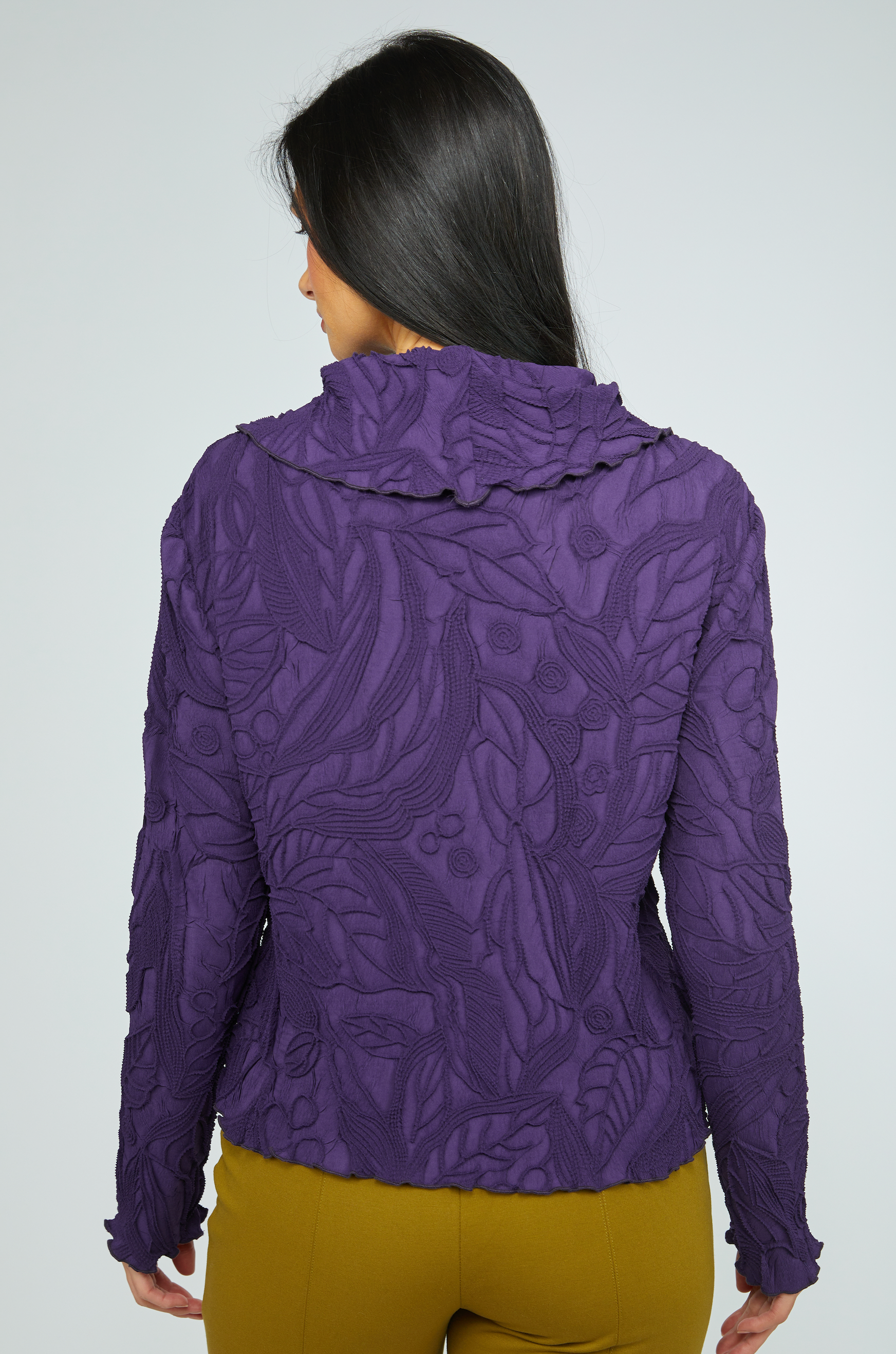 Olivia by Habitat shirt 530390, embossed cowl