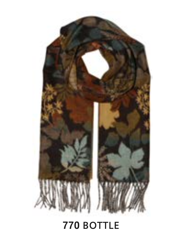 Fraas scarf 731118, Autumn Leaves cashmink (2 colors)