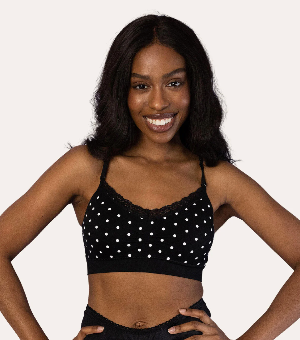 Coobie bra, 9042 v-neck lace-trim FULL size