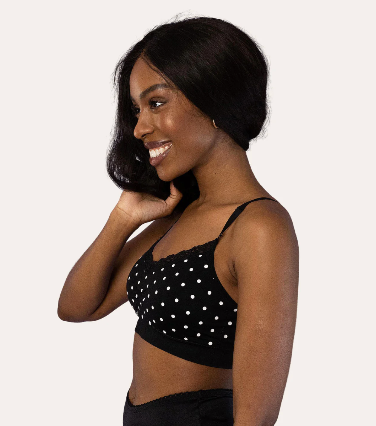 Coobie bra, 9042 v-neck lace-trim FULL size