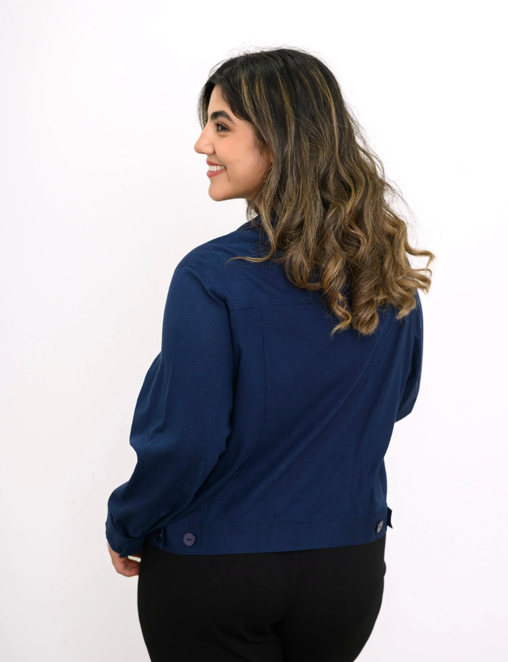 Blue Sky Colleen jacket, bamboo-linen