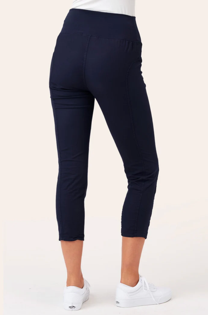 Wearables by XCVI pant 22531, Jetter high waist crop