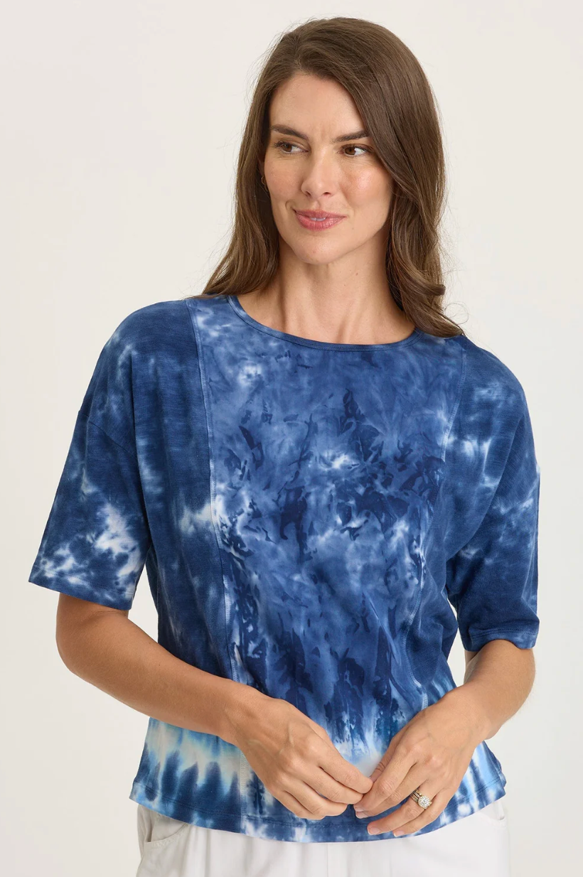 Wearables by XCVI shirt 14885, Lino jersey boatneck