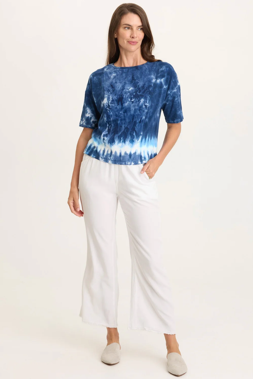 Wearables by XCVI shirt 14885, Lino jersey boatneck