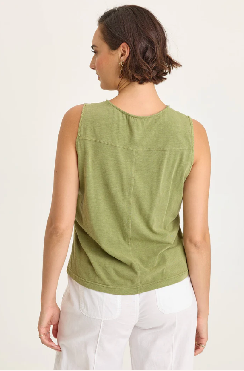 Wearables by XCVI tank 14895, Jerilene voile pintuck