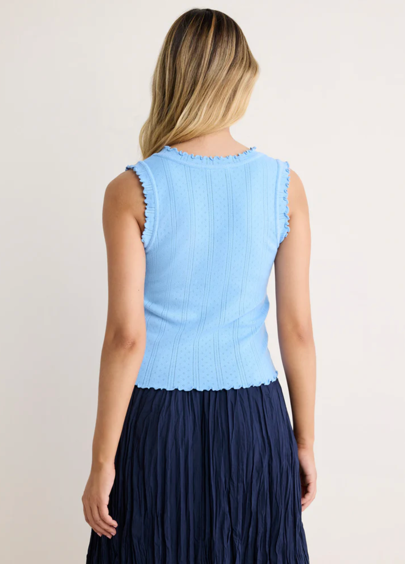 Camiseta Nic + Zoe punto encaje