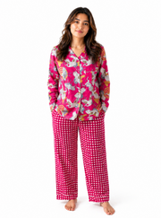 Yaza pajama set, cranes