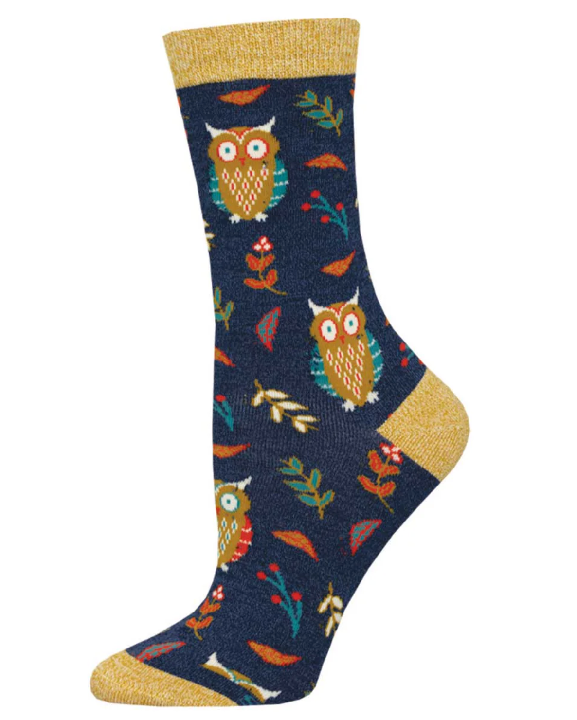 Socksmith bamboo graphic crew, women's sizing (35+ patterns)