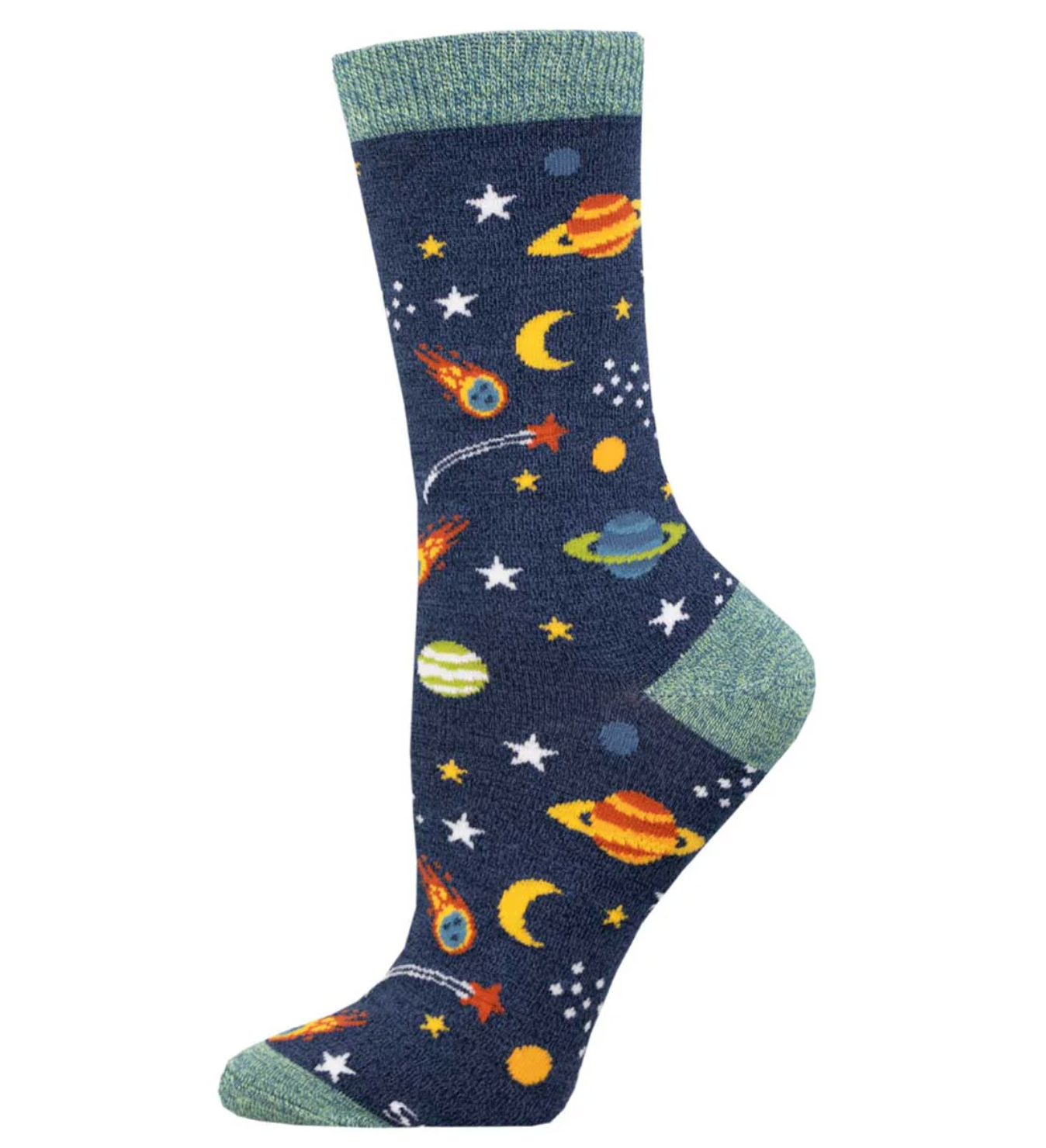 Socksmith bamboo graphic crew, women's sizing (35+ patterns)