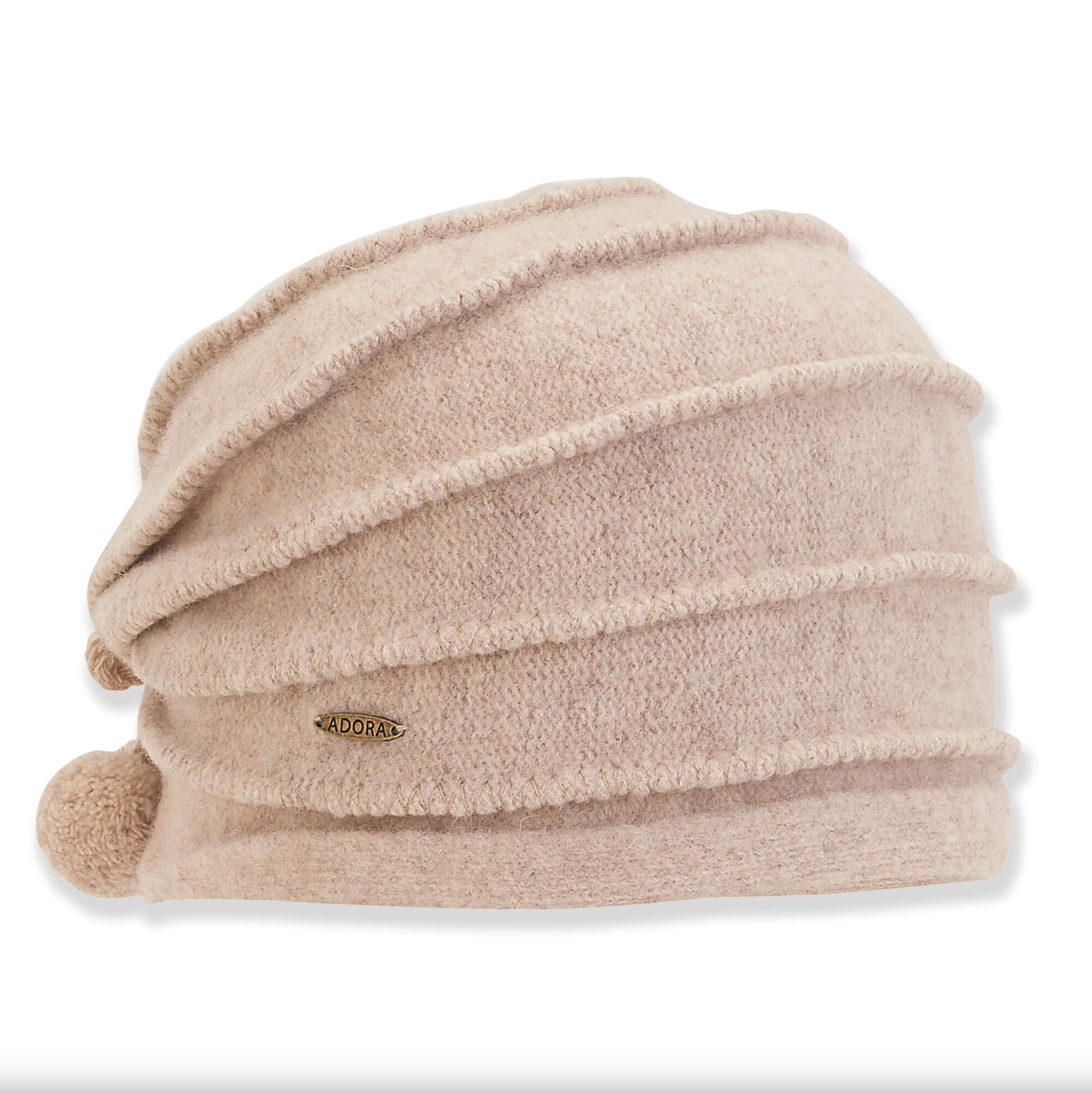 Adora hat 1340, soft wool turban (2 colors)