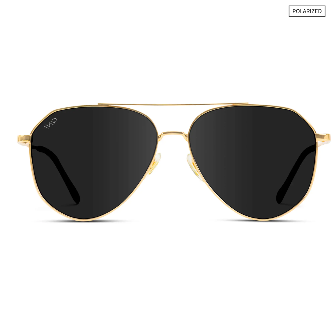 Gafas de sol polarizadas WMP Tate, negro/ahumado