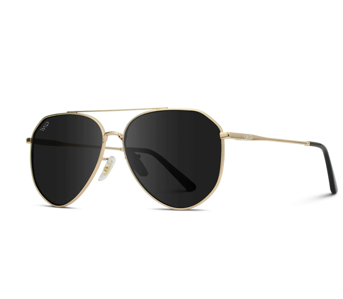 Gafas de sol polarizadas WMP Tate, negro/ahumado