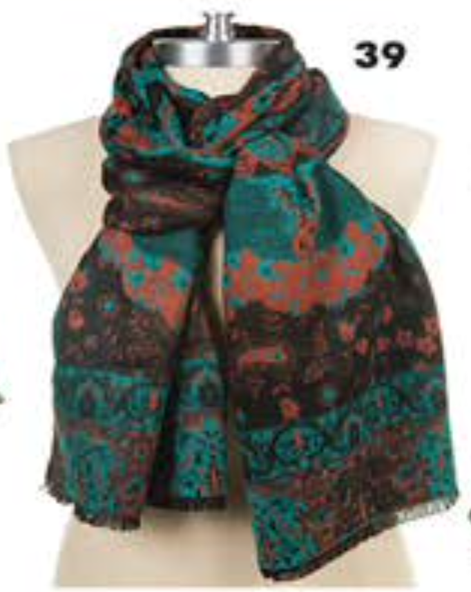 Rapti scarf (PSC), cashmere print (5 colors)