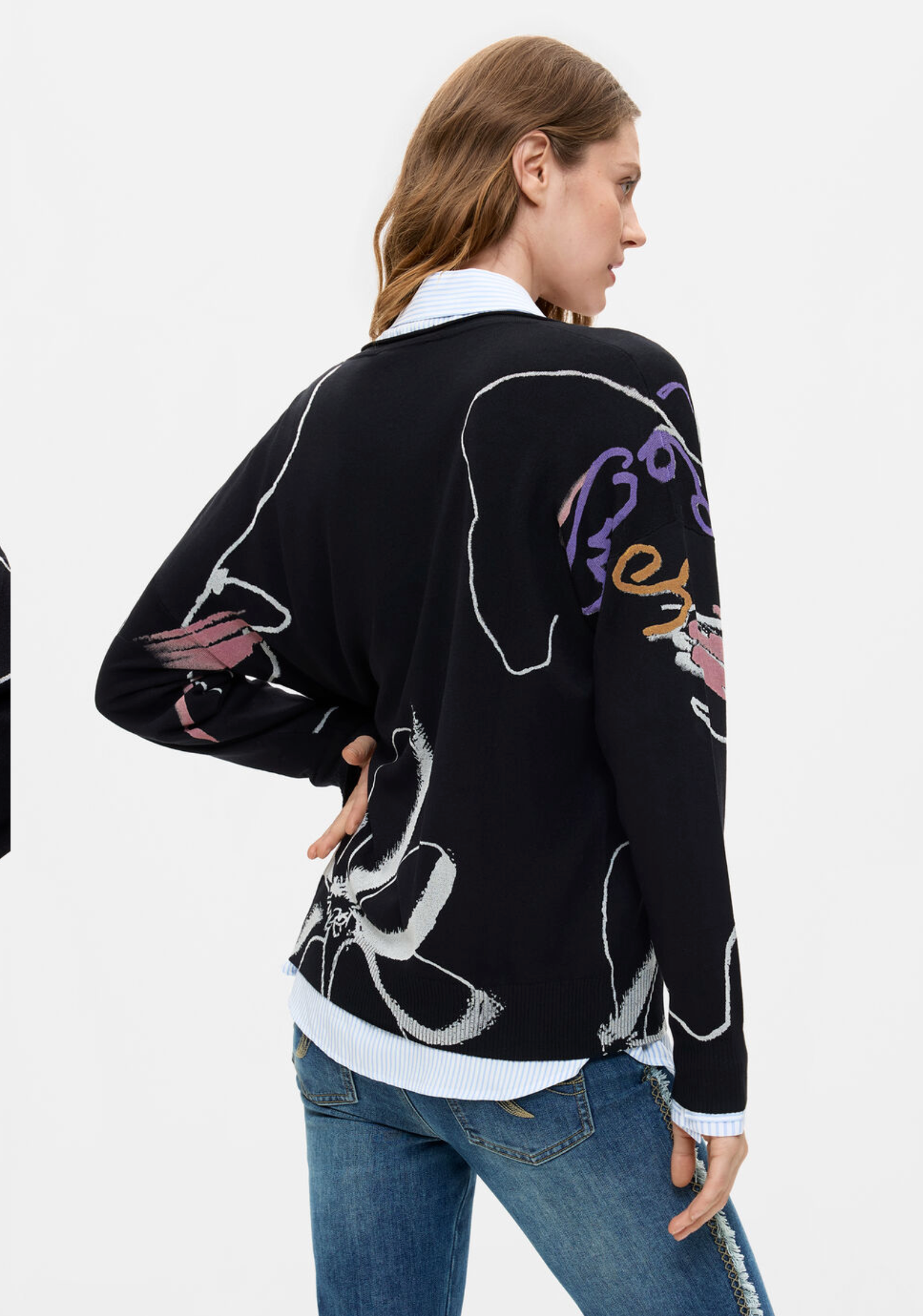 Desigual Femnaif sweater, lightweight pullover JF29