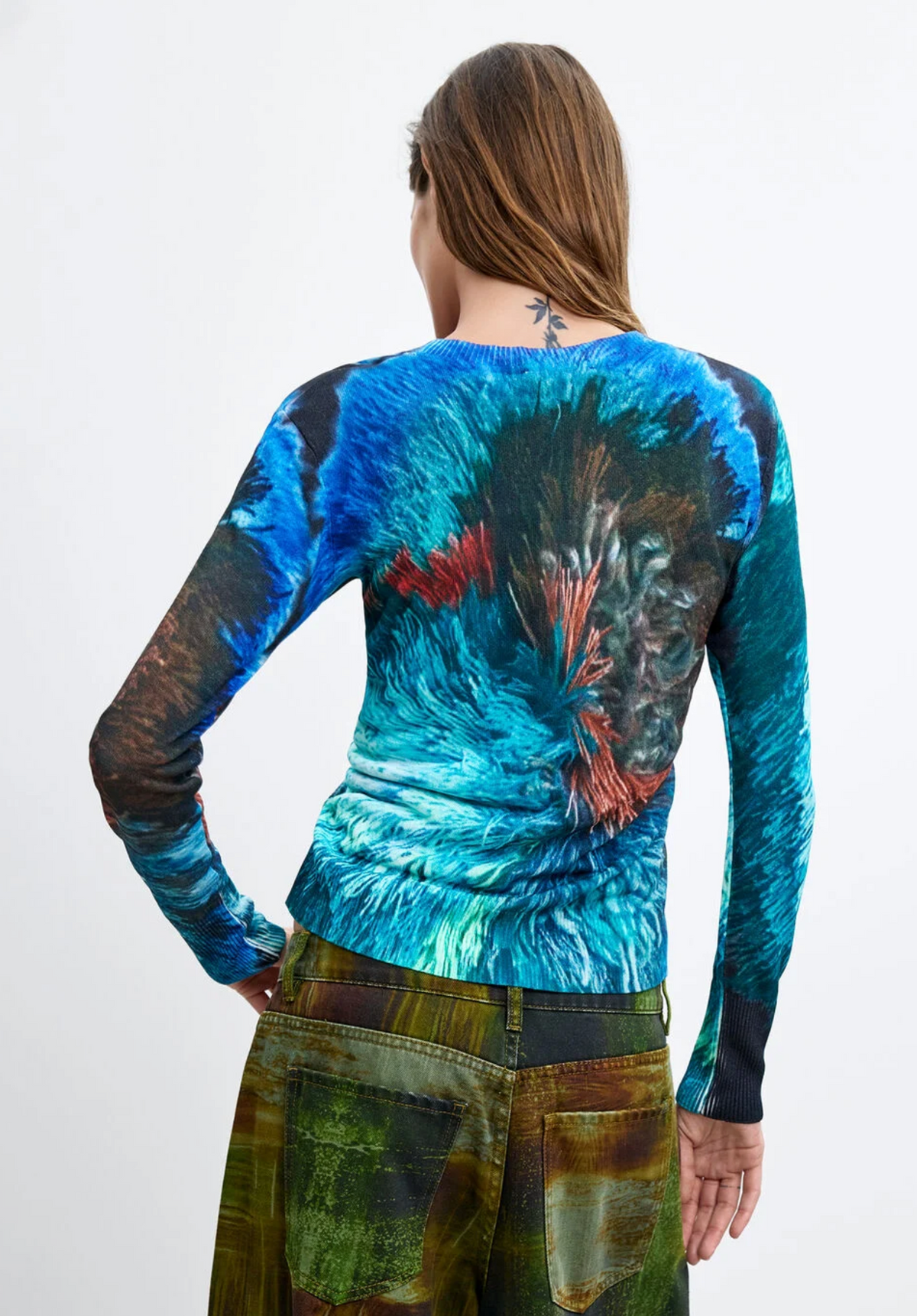 Camisa Desigual Abata, encaje con botones delanteros