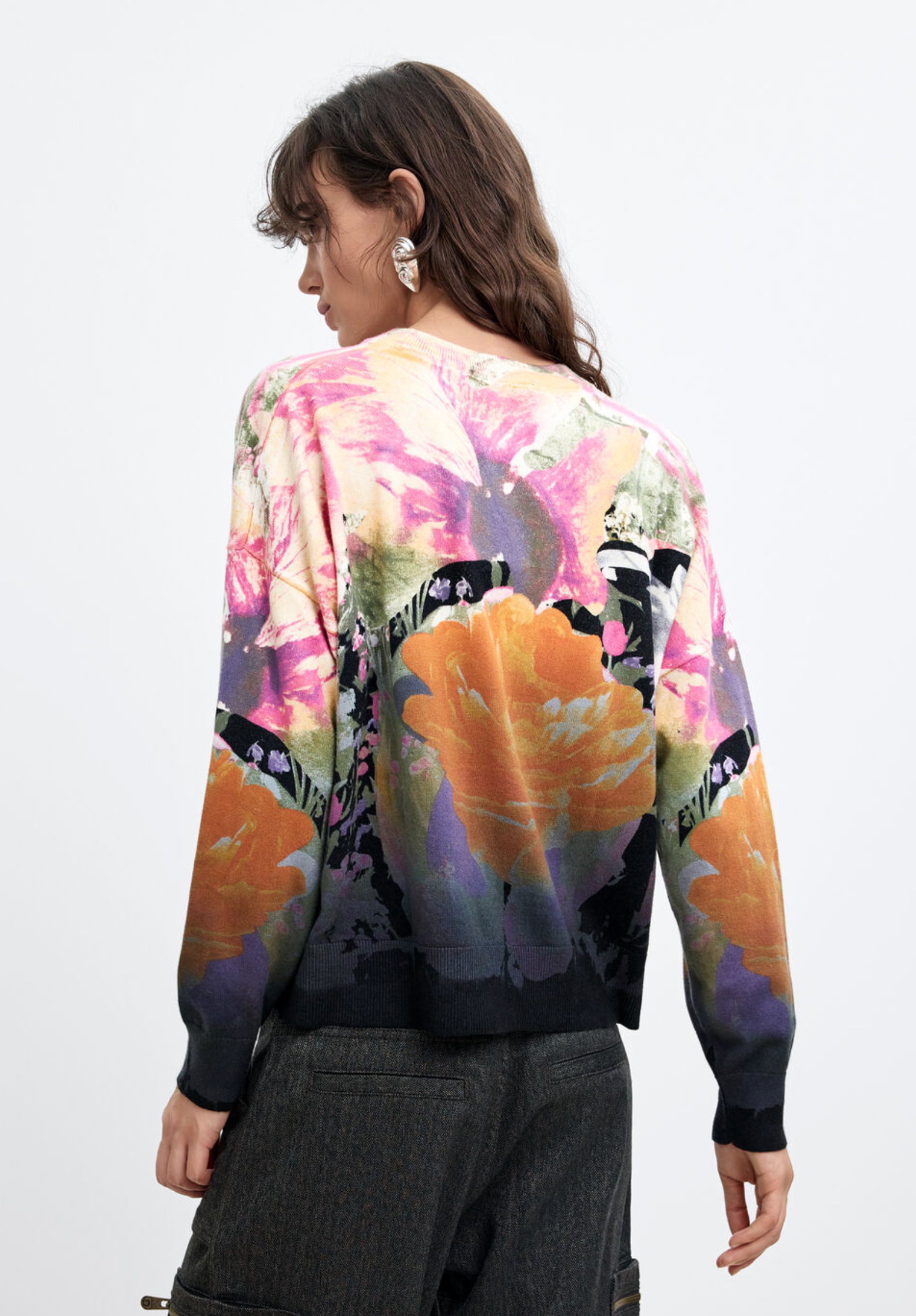 Camisa Desigual Abata, encaje con botones delanteros