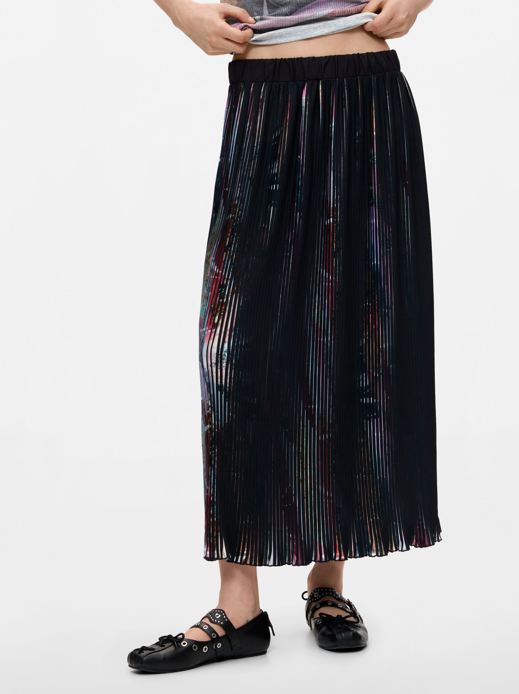 Desigual Plis skirt, knee-length FW05