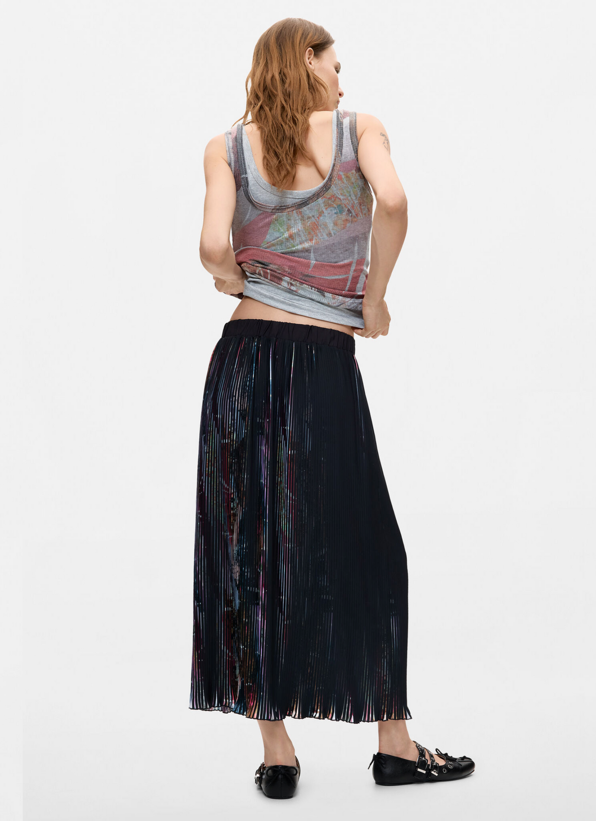 Desigual Plis skirt, knee-length FW05