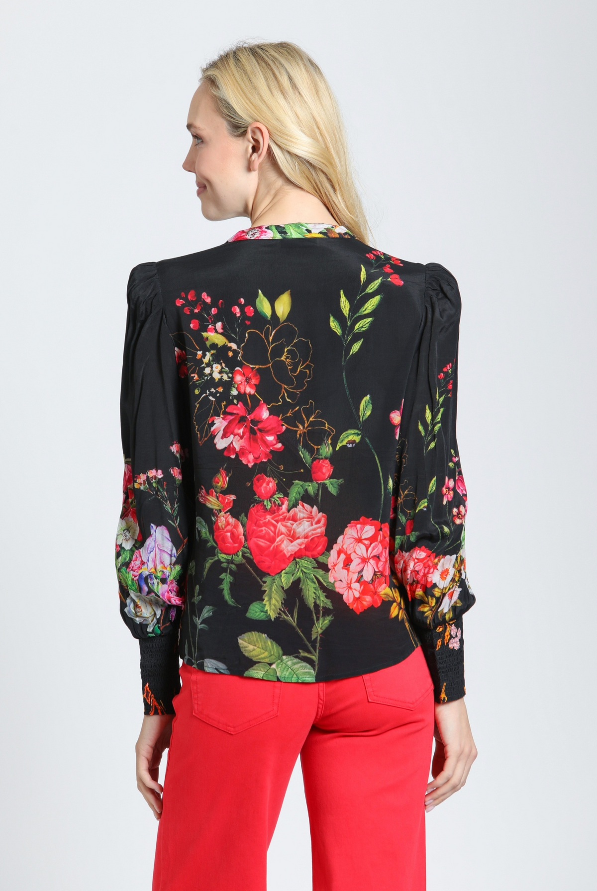 APNY shirt, Scarlet Midnight crepe