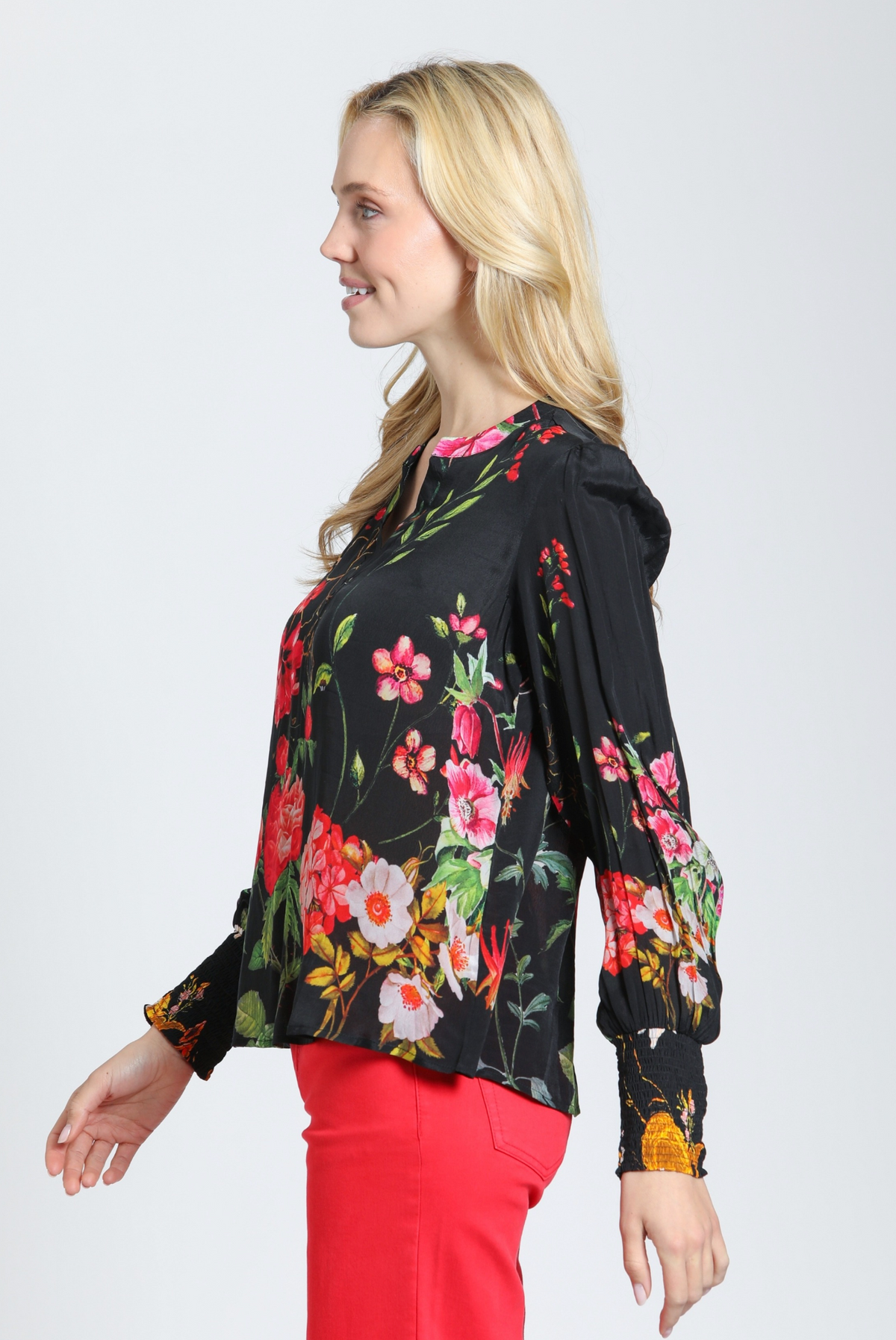 APNY shirt, Scarlet Midnight crepe