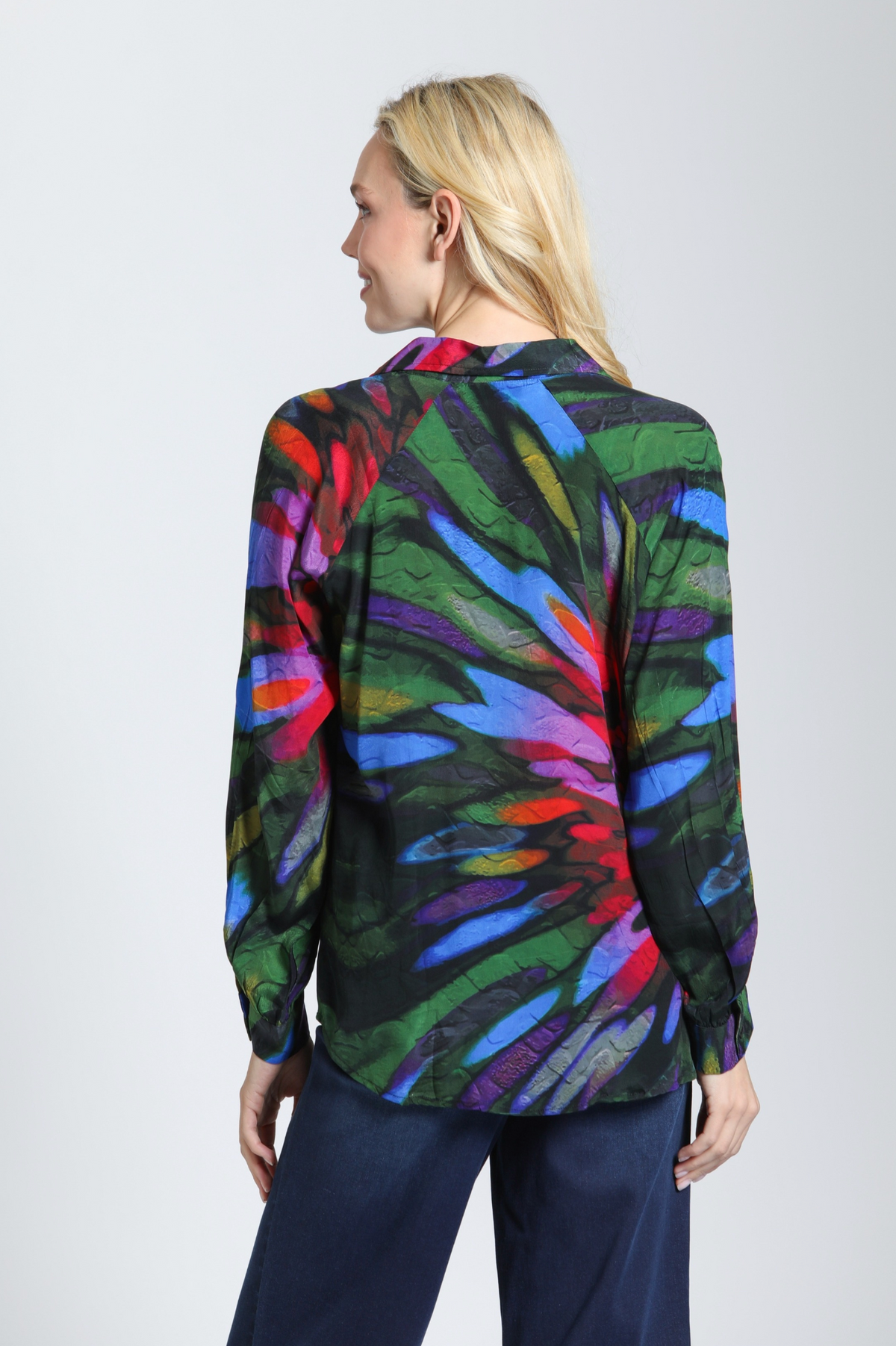 APNY shirt, Stained Glass crepe