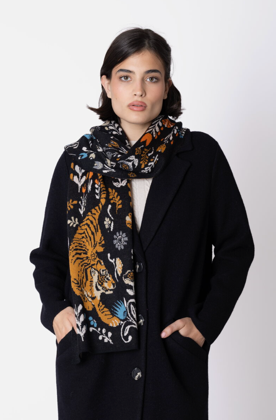 Ivko scarf, Feral Grace pattern 100% wool