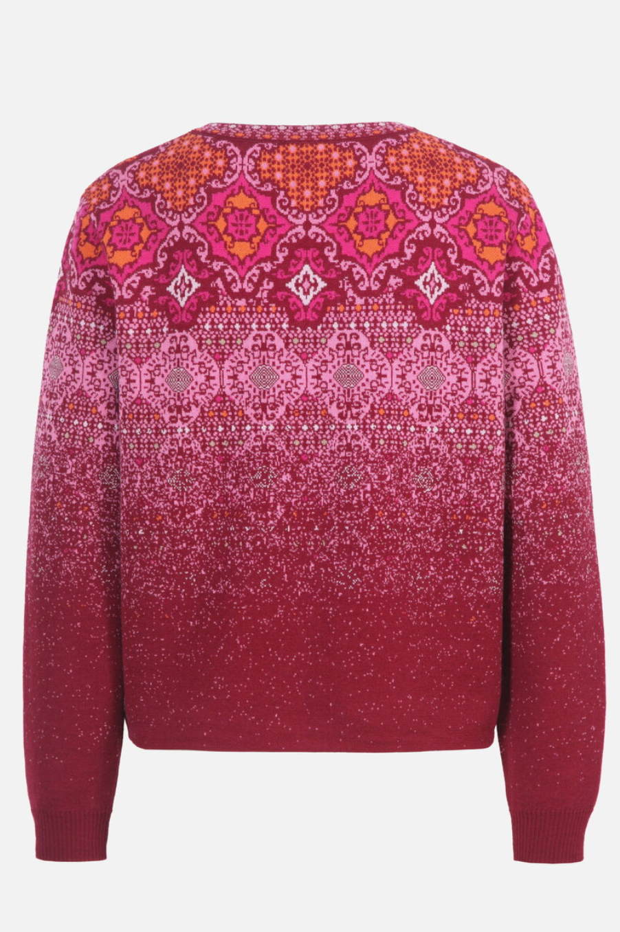 Ivko cardigan, Azulejo Fade pattern 100% wool