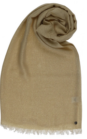 Fraas shawl 490362, woven metallic evening wrap