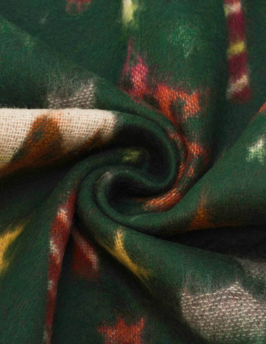 Fraas scarf 625520, Figgy Puddin' Christmas cashmink (2 colors)