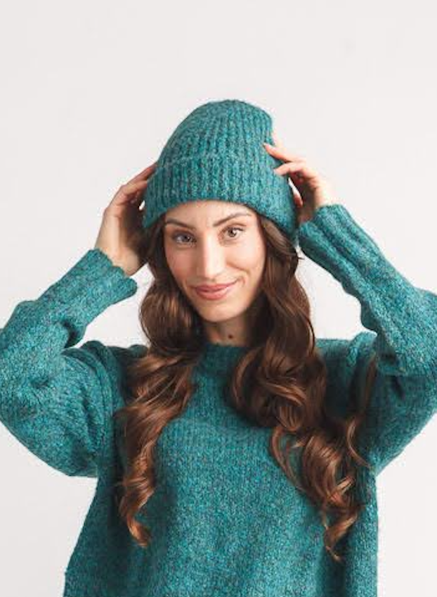 Papillon hat 21353, heathered toque