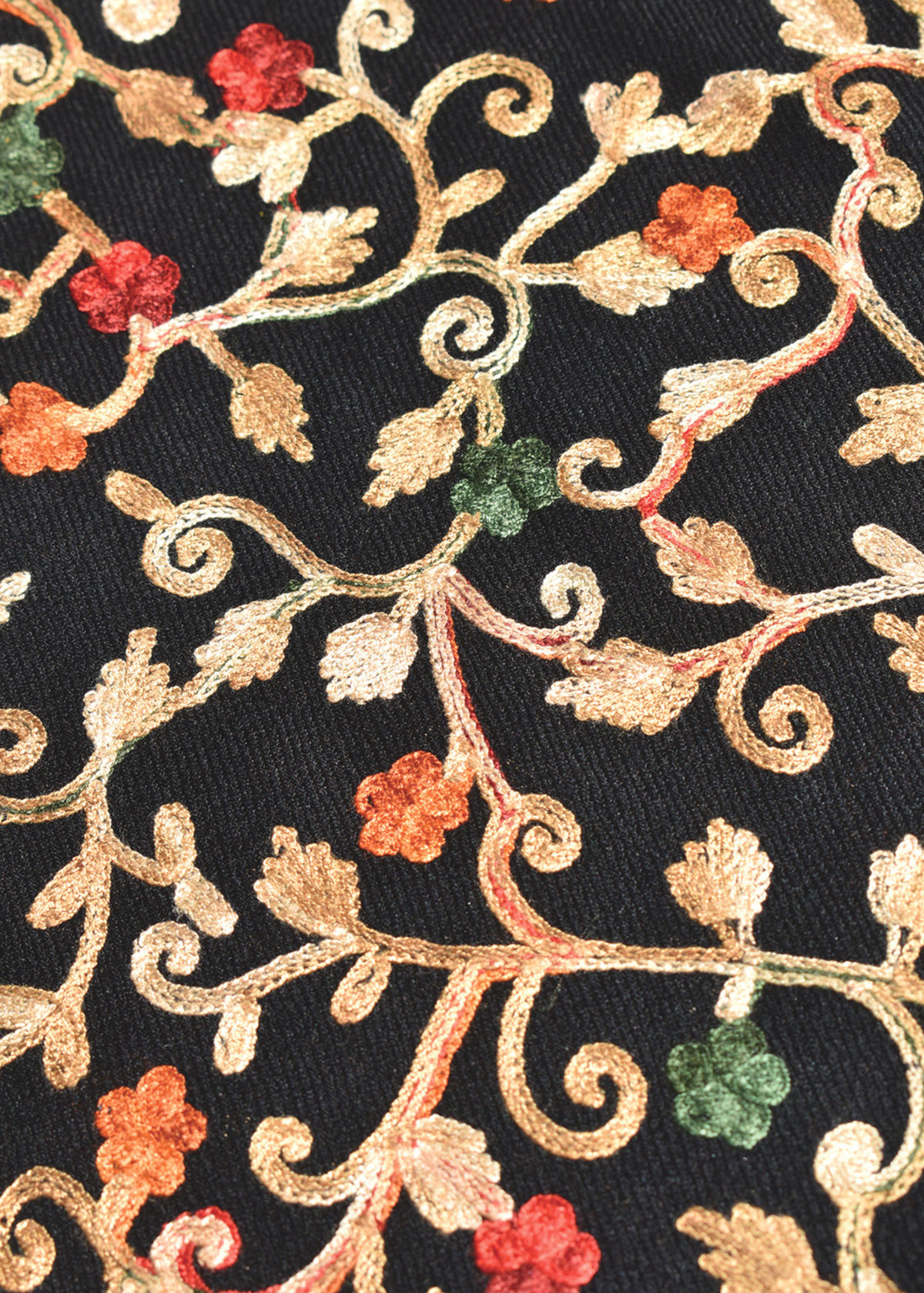 Sevya Kamal shawl, embroidered wool