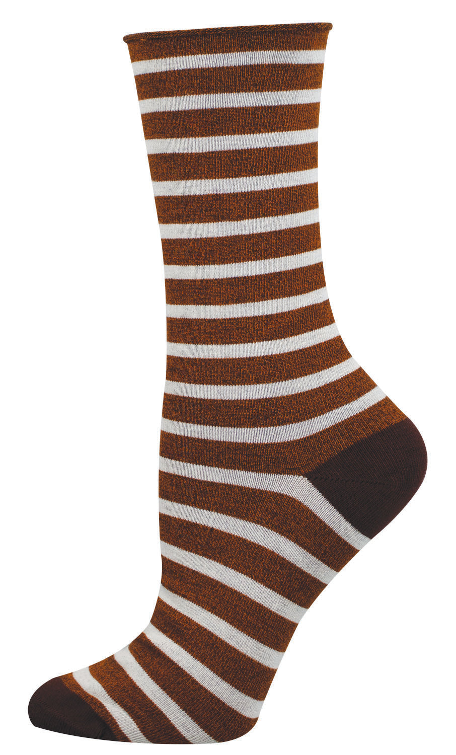 Socksmith bamboo crew, sailor stripe women's sizing (6 colors)