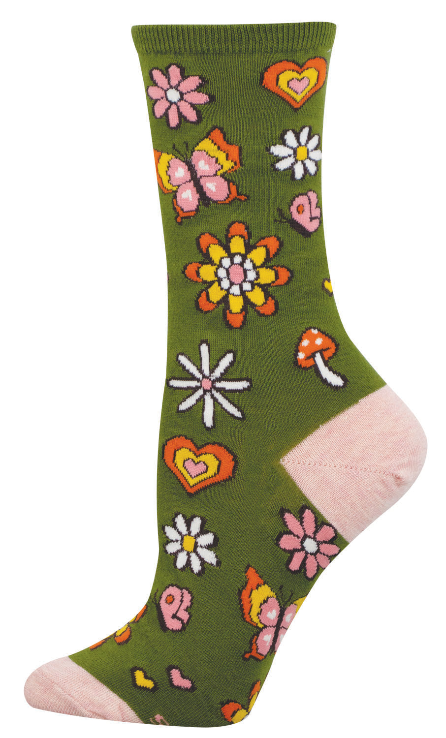 Socksmith graphic cotton crew, women's sizing (95+ images)
