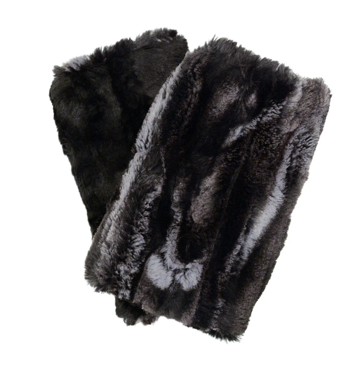 Pandemonium faux fur fingerless gloves (12+ colors)