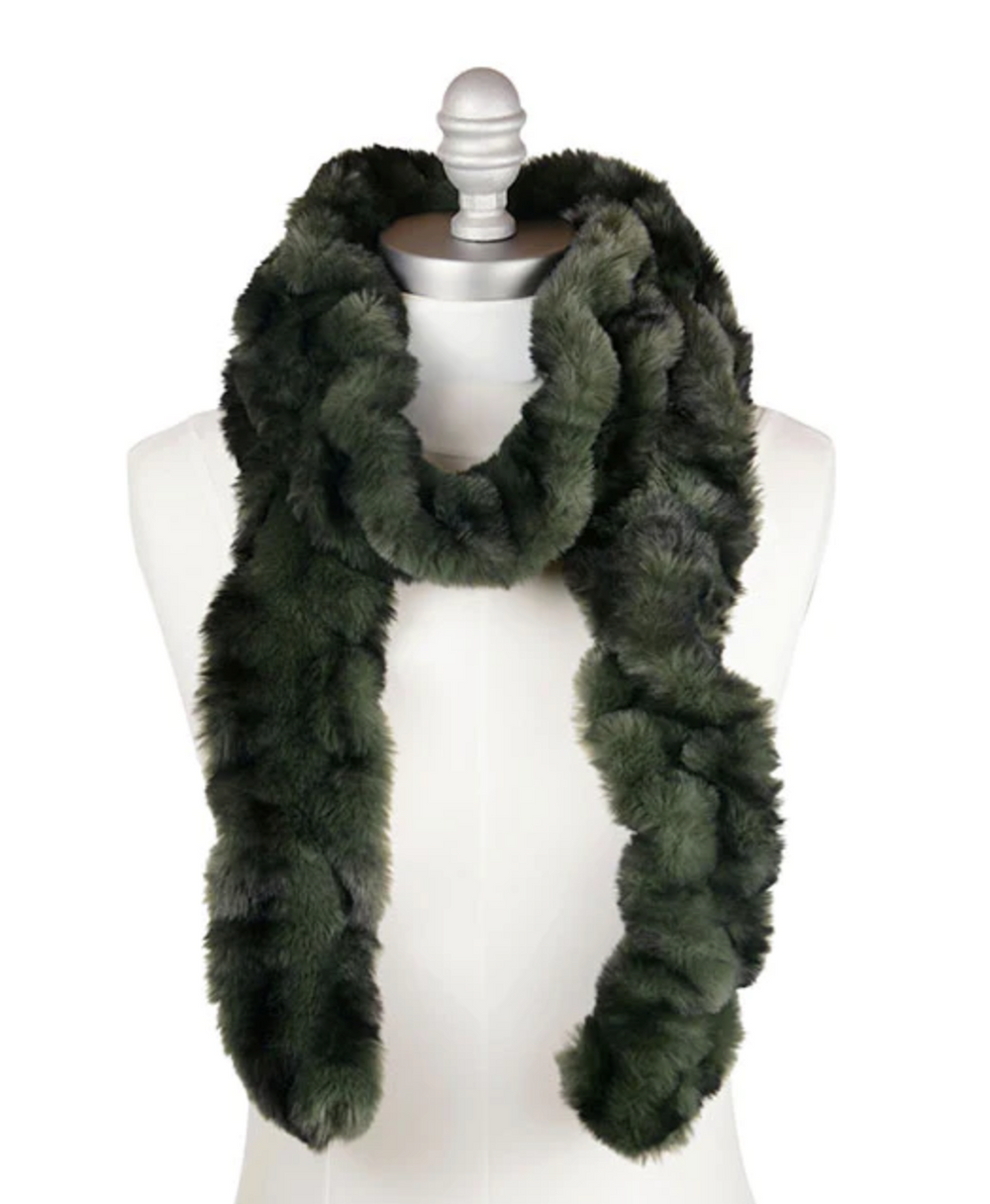 Pandemonium faux fur scarf, stretch