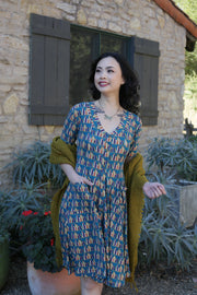 Effie's Heart Literature dress, Library print