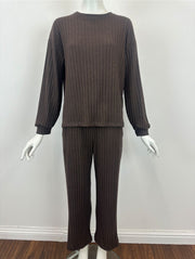 Nally & Millie pant, ribbed fleece