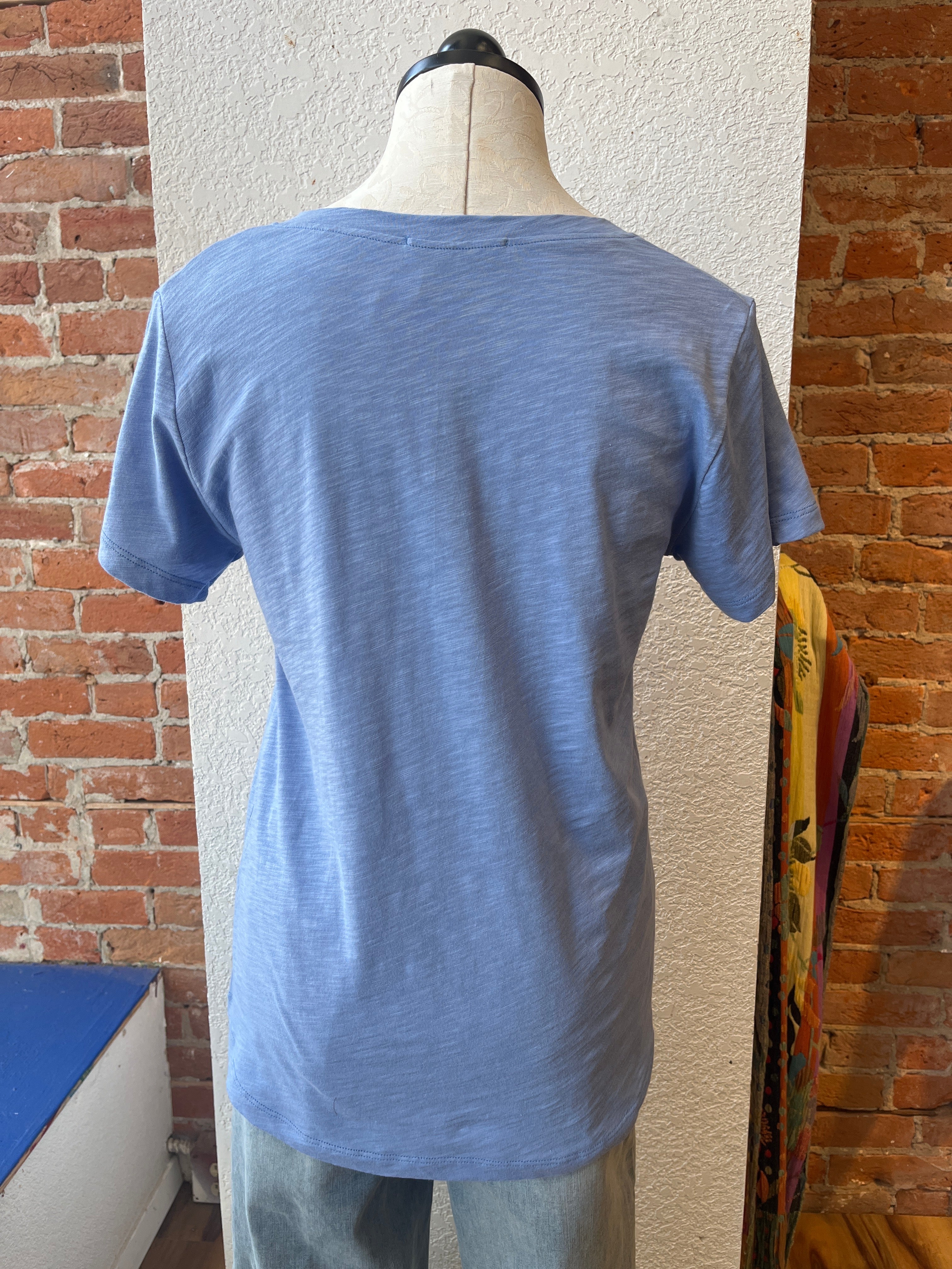 Necessitees, v-neck short sleeve slub