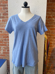 Necessitees, v-neck short sleeve slub