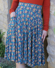 Effie's Heart Sojourn skirt, Library print