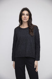 Liv by Habitat sweater 210769, snow bunny cable sleeve crew SALE Size M