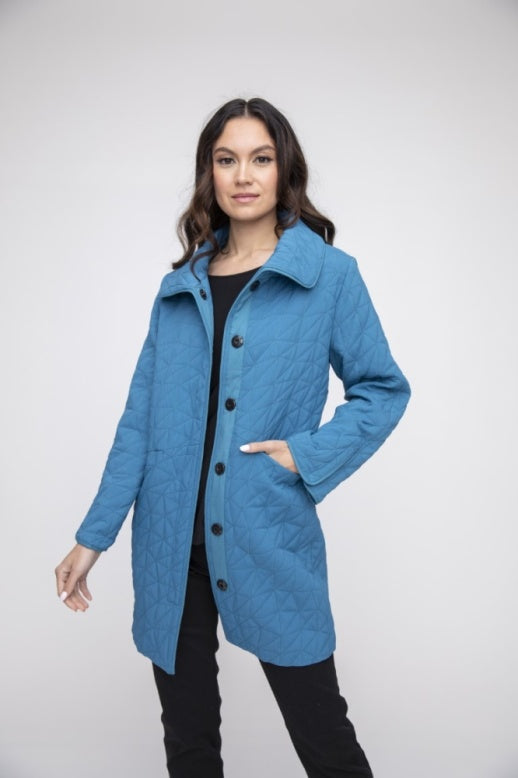 Liv by Habitat jacket 230476, kaleidoscope quilted car coat