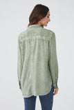 FDJ shirt 1053156, button front garment dyed (2 colors)