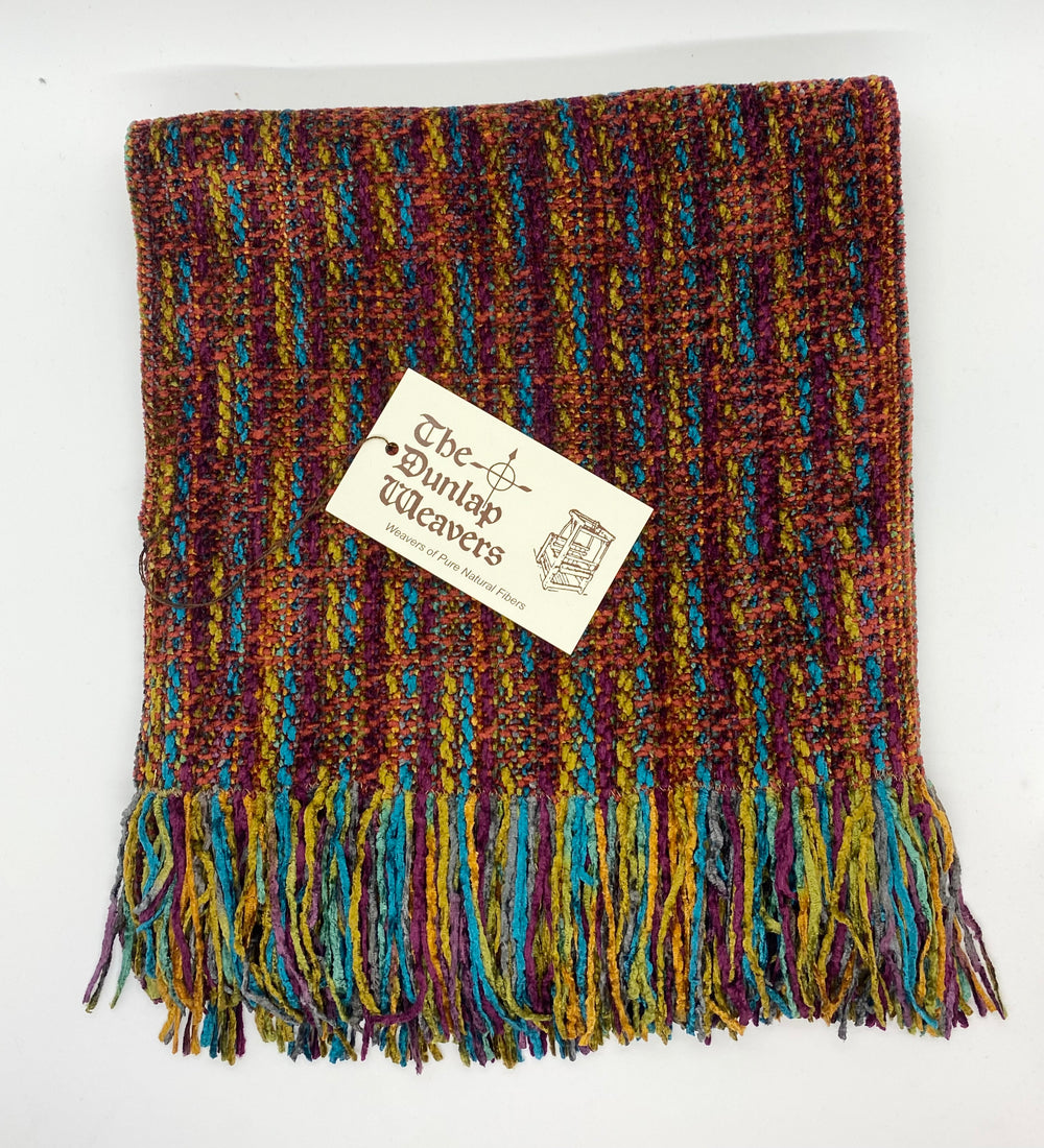 The Dunlap Weavers scarf, 1502 56" chenille (4 colors)