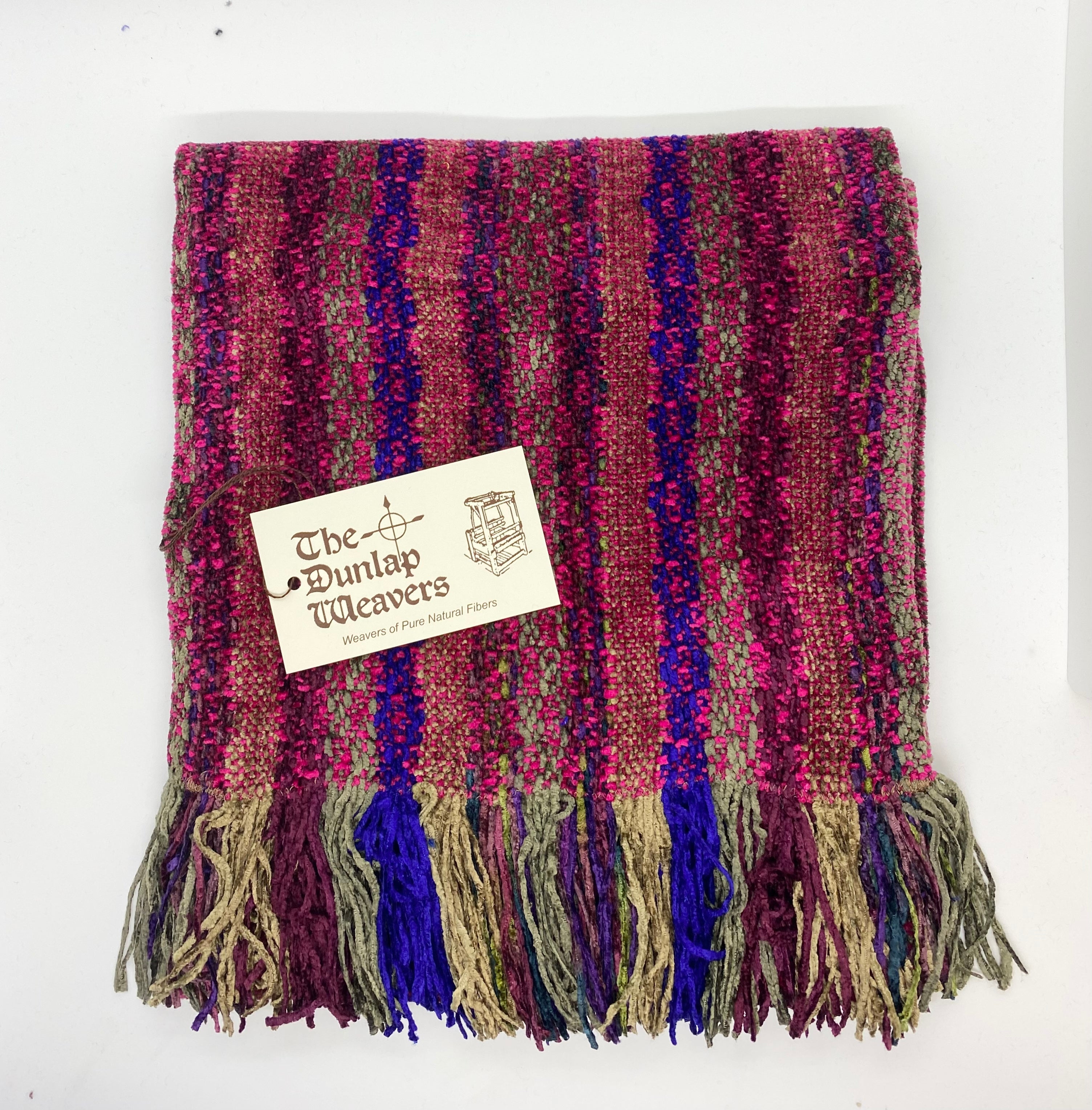 The Dunlap Weavers scarf, 1486 56" chenille