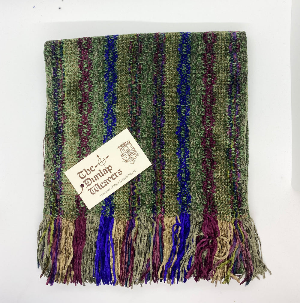 The Dunlap Weavers scarf, 1486 56" chenille (4 colors)