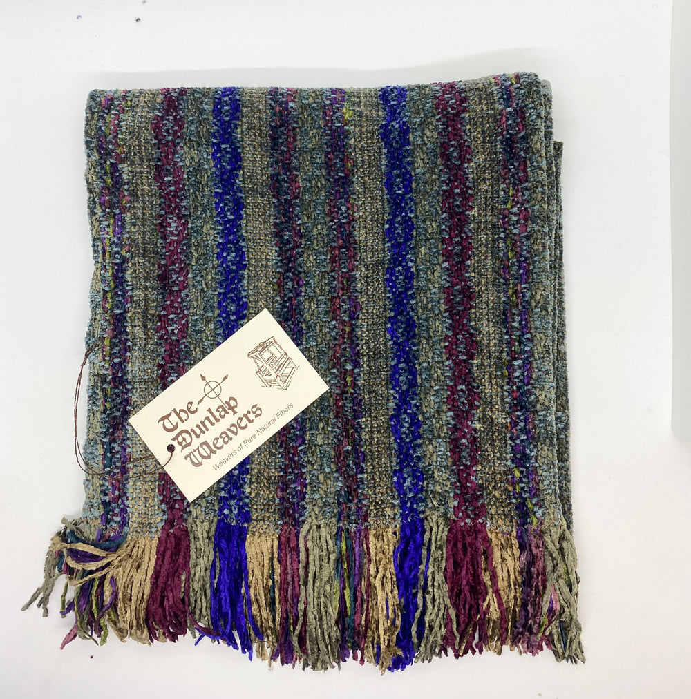 The Dunlap Weavers scarf, 1486 56" chenille (4 colors)